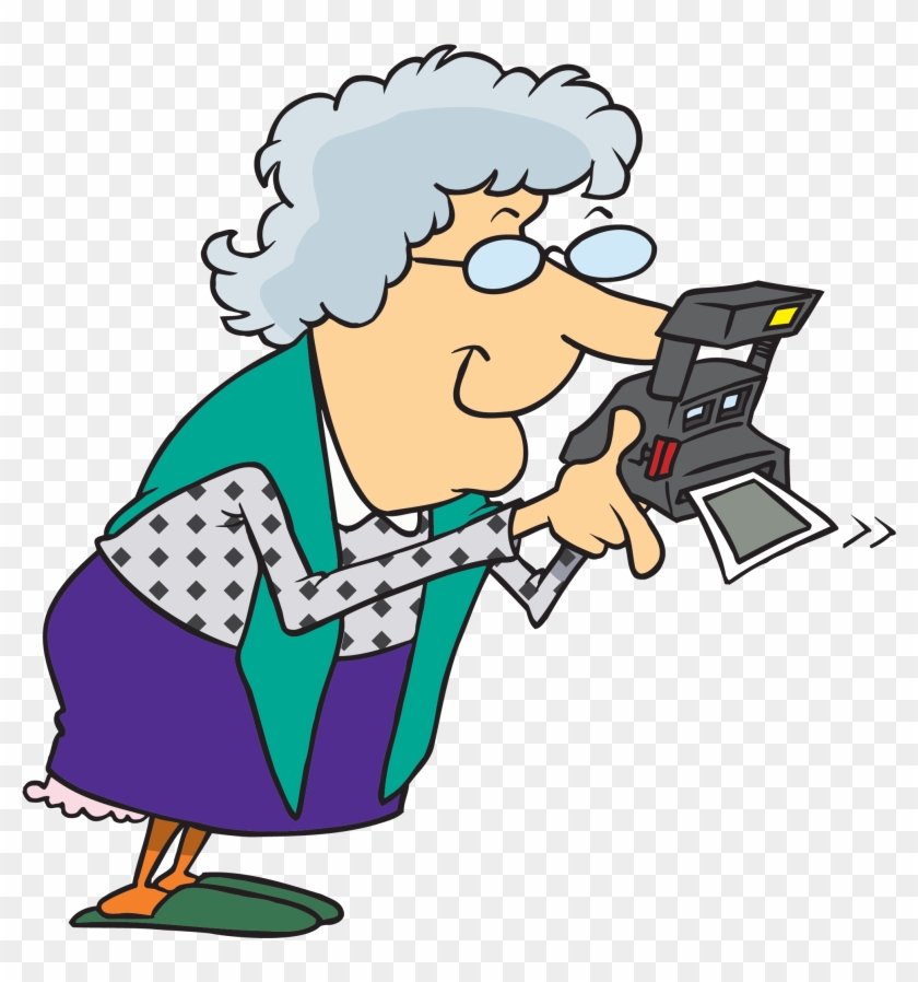 Polaroid - Transparent Cartoon Elderly Png #293625