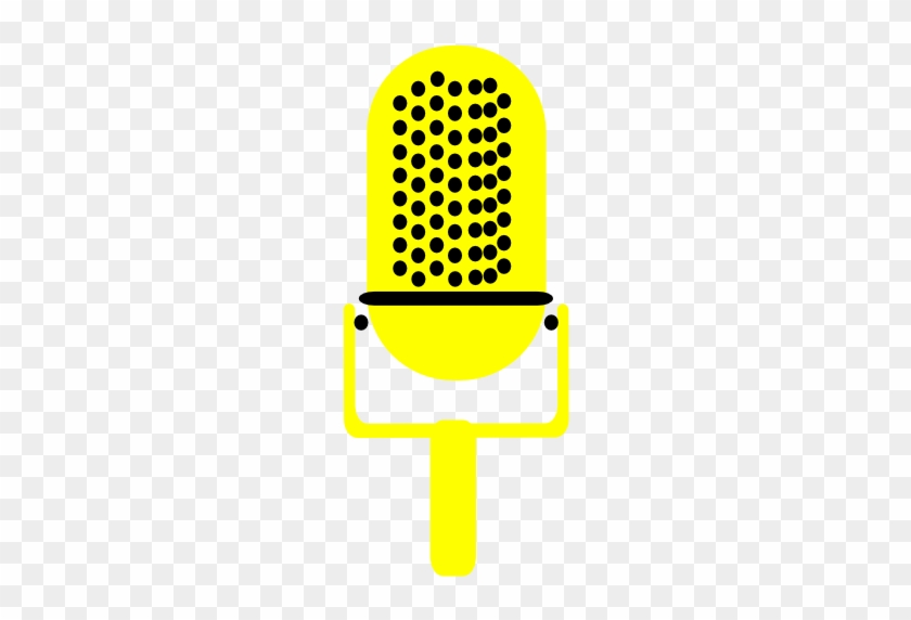 Yellow Microphone Clipart #293635