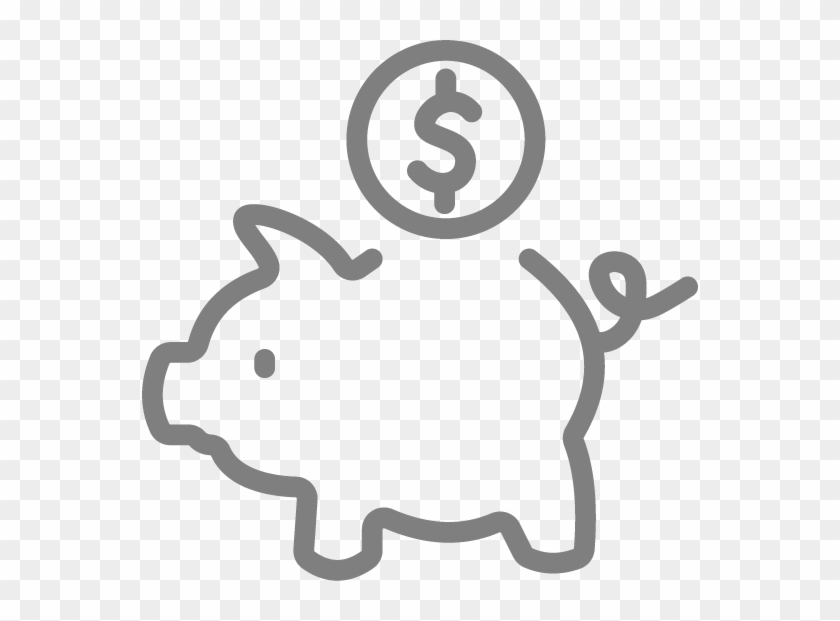 Icon - Piggy Bank - Free Icons Money Bank #293636