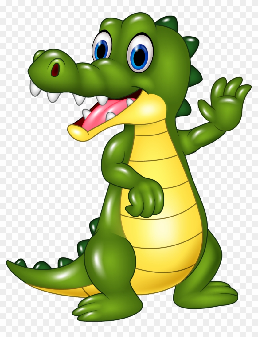 Crocodile Alligator Cartoon Illustration - Cute Cartoon Crocodile #293667