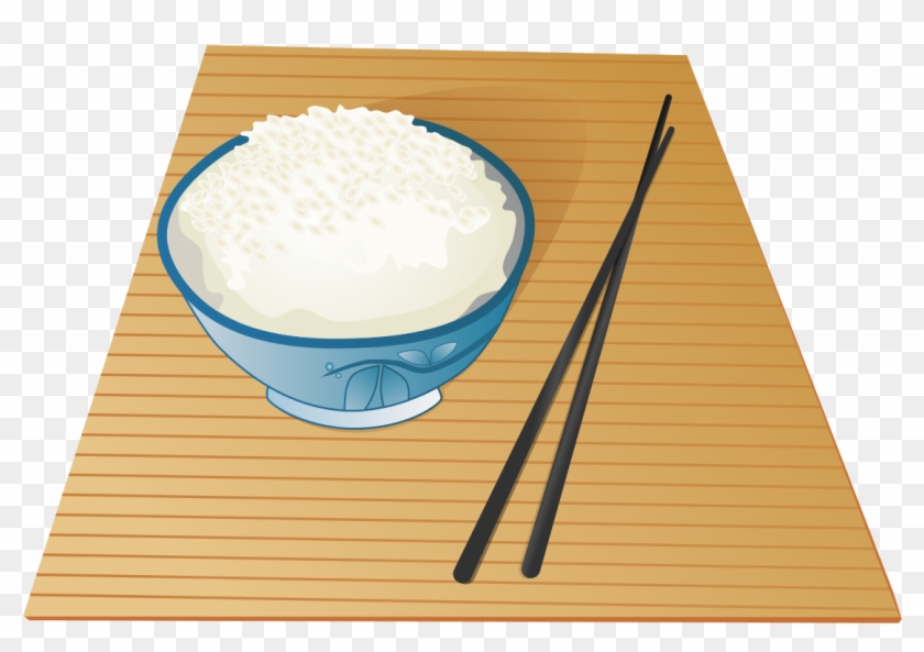 Japanese Food Clipart Chopstick - Rice Food Vector Png - Free Transparent  PNG Clipart Images Download