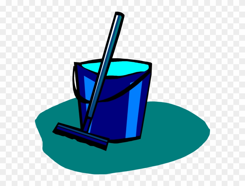 Bucket And Mop Cartoon Png #293677