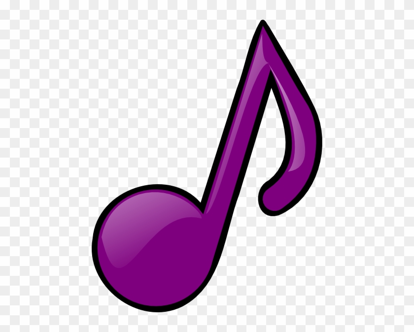 Purple Music Notes #293836