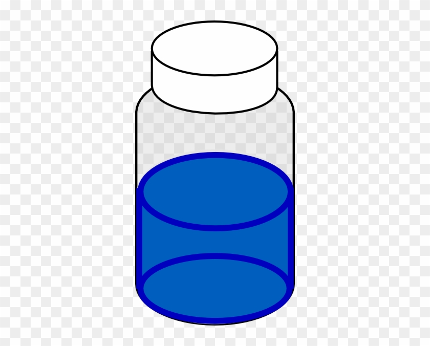 Blue Sample Vial 20ml Clip Art - Scintillation Vial Clip Art #293941