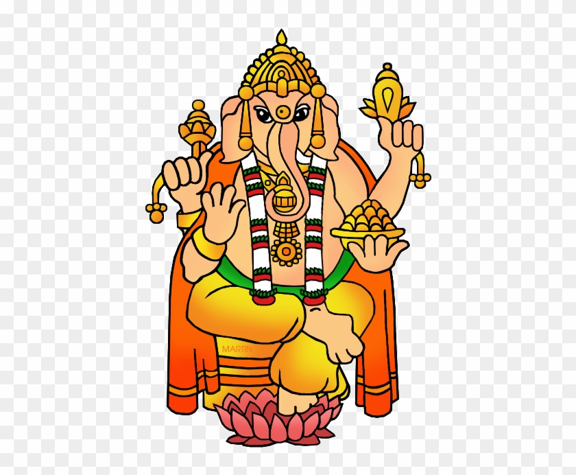 India Clip Art By Phillip Martin, Ganesh - Ancient India Clip Art #293989