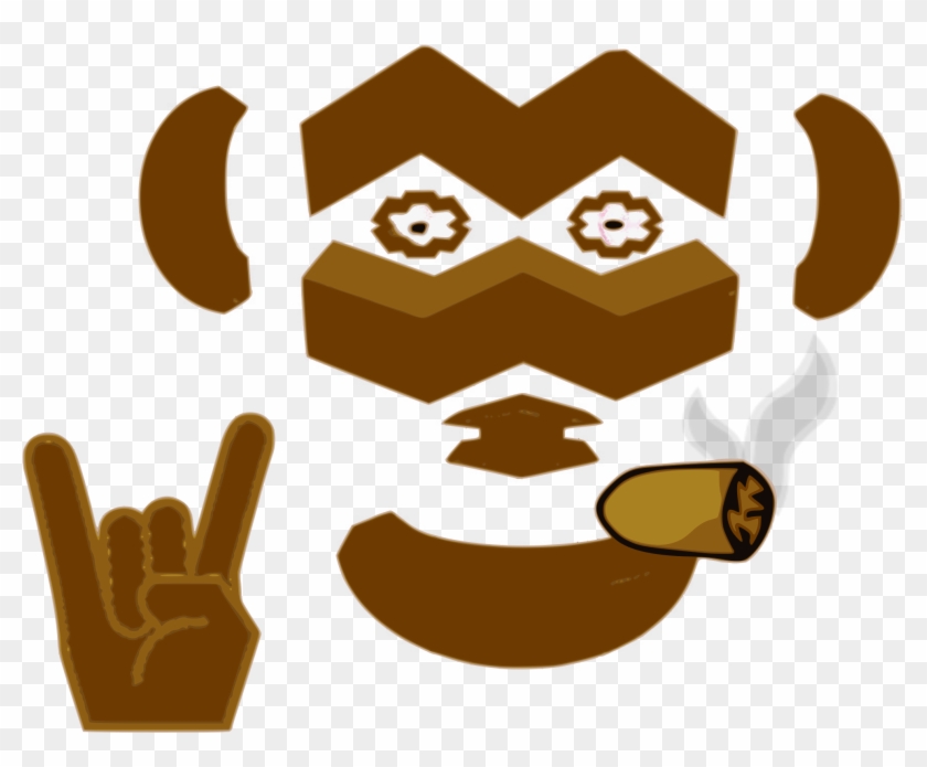 Monkey - Rockin' Monkey Tote Bag #293995
