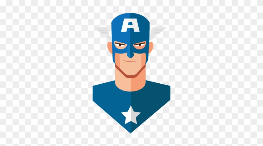 Thank You - Flat Design Hero Avatars Marvel Characters #294115