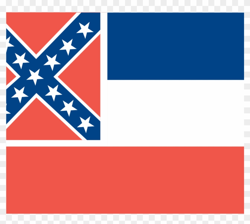 Mississippi - Clipart - Mississippi Flag #294191
