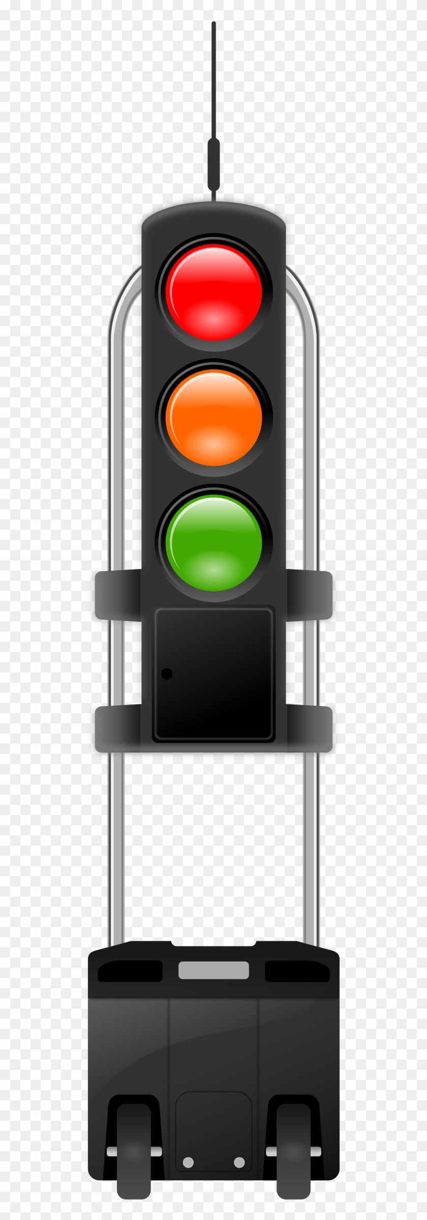 Traffic Light Traffic Sign Roadworks Clip Art - Traffic Light Traffic Sign Roadworks Clip Art #294259