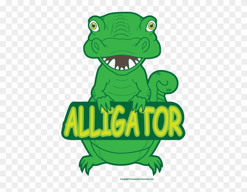 Alligator Clipart Amphibian - Alligator Clipart #294238