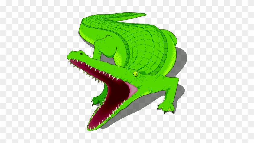 Funny Alligator Clip Art Crocodile Pictures 5 - Cartoon Alligator Open Mouth #294261