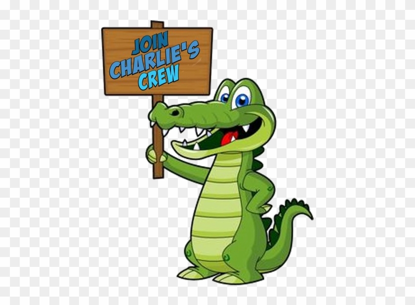 Click Here To Join Charlie's Crew - Alligator Clip Art #294290