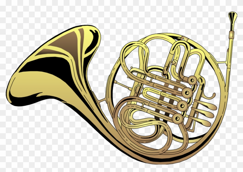 French Horn Clipart Free French Horn Clip Art Coffee - List Of Musical Instruments #294313