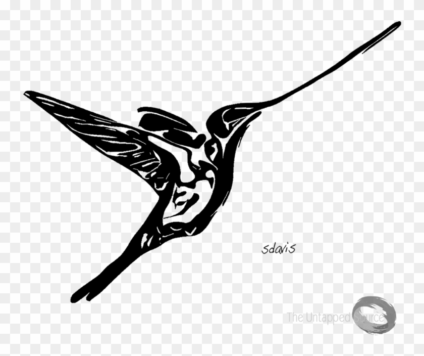 Hummingbird Sword Billed 13h, By Fractal Mandala Art - Hummingbird Sword Billed 13h, By Fractal Mandala Art #294334