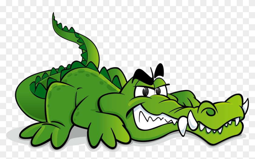 Crocodile Alligator Reptile Cartoon - Crocodile Cartoon Png #294405