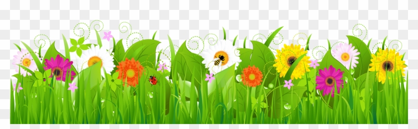 Flowers Free Clip Art Grass Clipart Clipartbold - Good Morning Happy New Year #294560