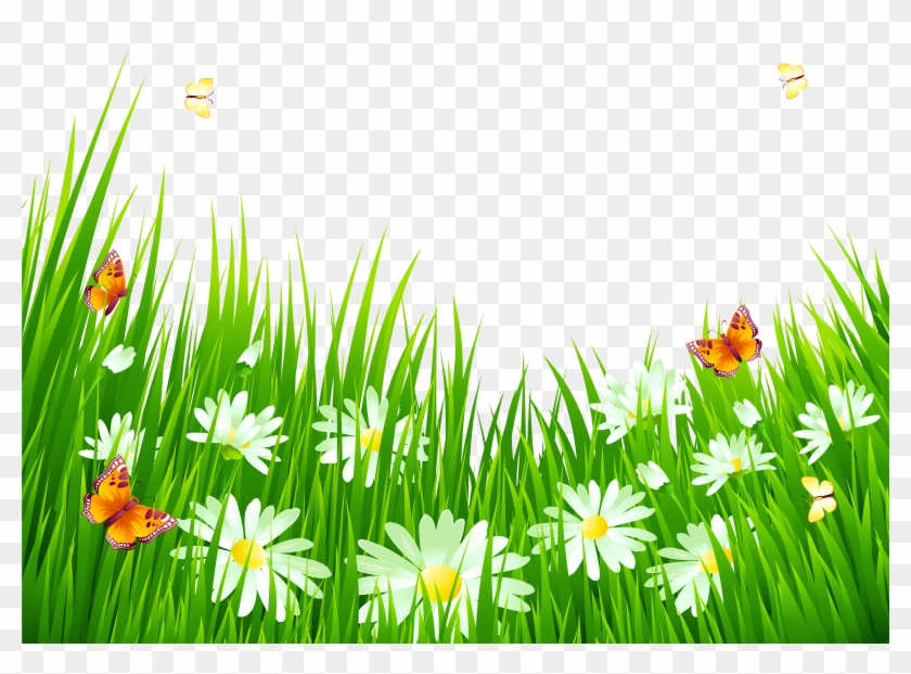 Grass And Flowers - Grass And Flowers Gif #294632