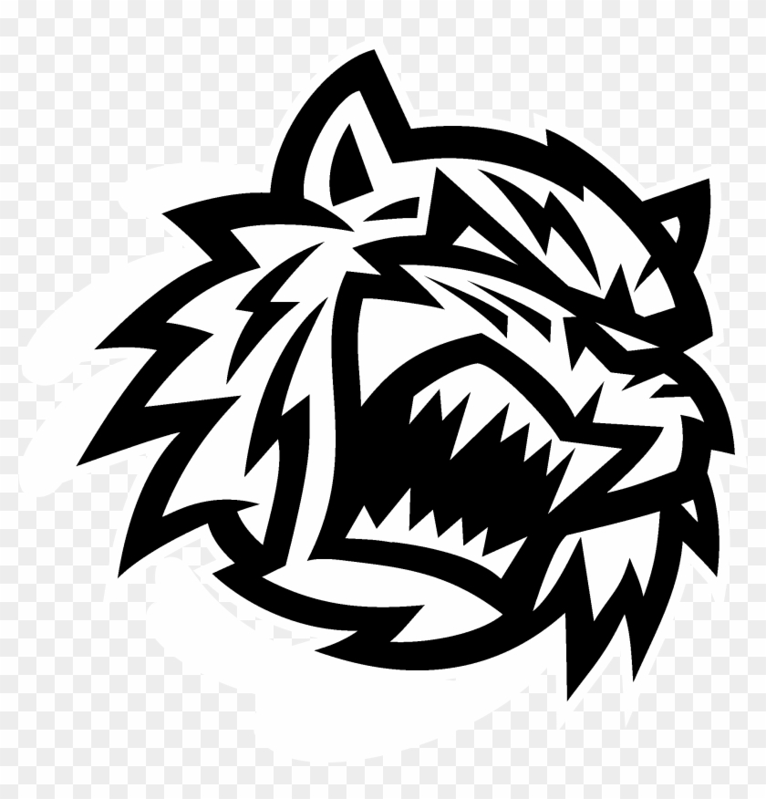 Bridgeport Sound Tigers Logo Black And White - Tiger Logo Vector Png #294734