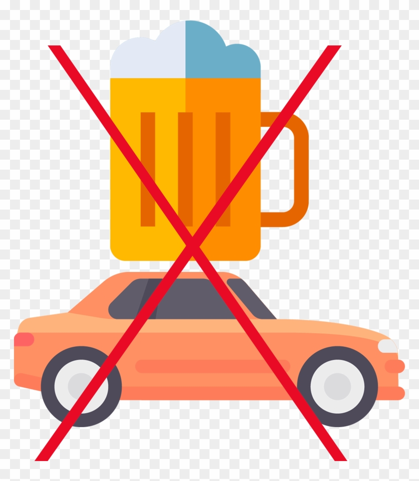 Icon Of A Seat Belt, Speedometer Icon, Beer And Car - Drunk Drive Clip Art #294813