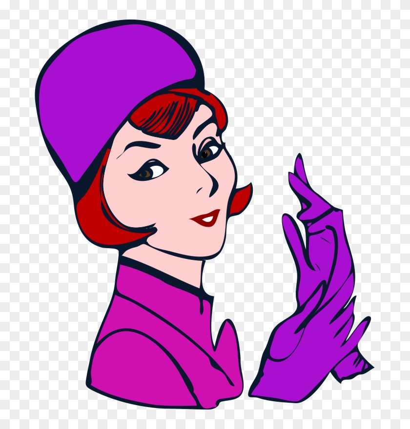 Flight Attendant Clip Art At Clker - Lady Clip Art #294823