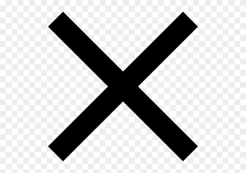 Clipart Cross Wrong Png Transparent Images Pluspng - X Icon Black Transparent #294822