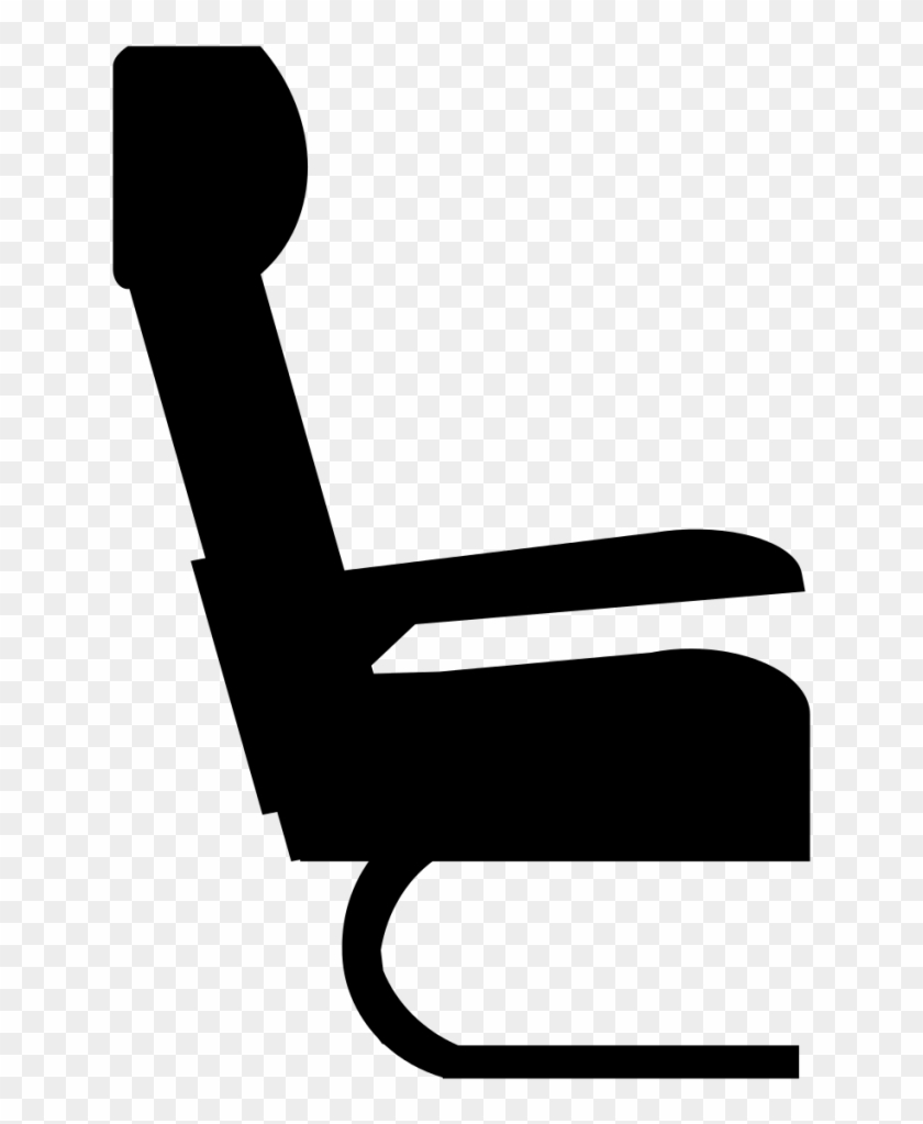 Airplane Seats Clipart - Aircraft Seat Icon Png #294884
