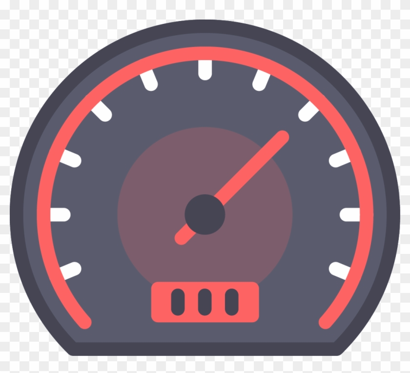 Icon Of A Seat Belt, Speedometer Icon - Web Hosting Features Fast Icon #294889