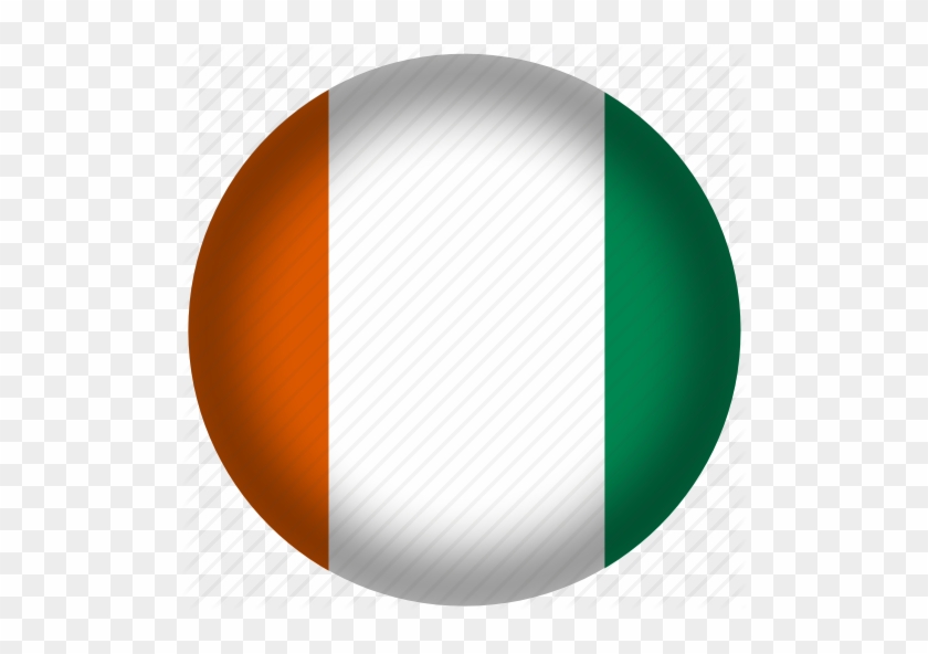 Ivory Coast Flag Png - Cote D Ivoire Flag Circle #294942