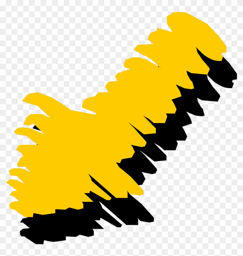 Black Diagonal Arrow - Arrow Yellow Png #294954