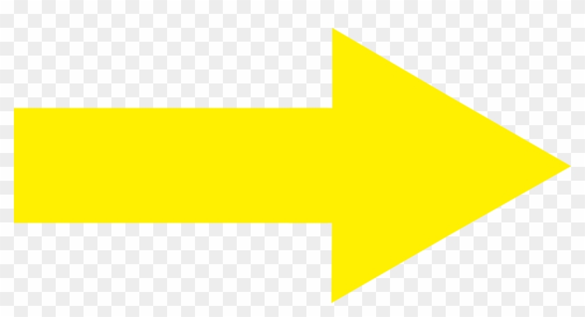 Arrow Pointing Right Vector Clipart - Yellow Arrow Right Png #294955