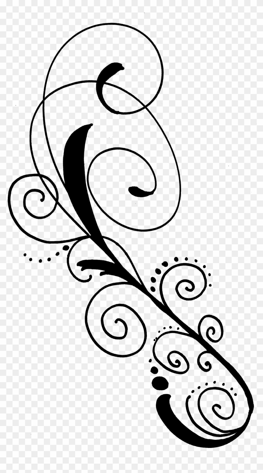 Swirl Clipart Curly Line - Swirl Design #294959
