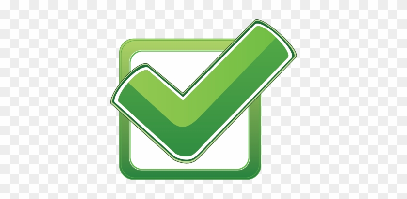 Free Vector Green Check Box With Check Mark - Green Check Mark Box Png #294958