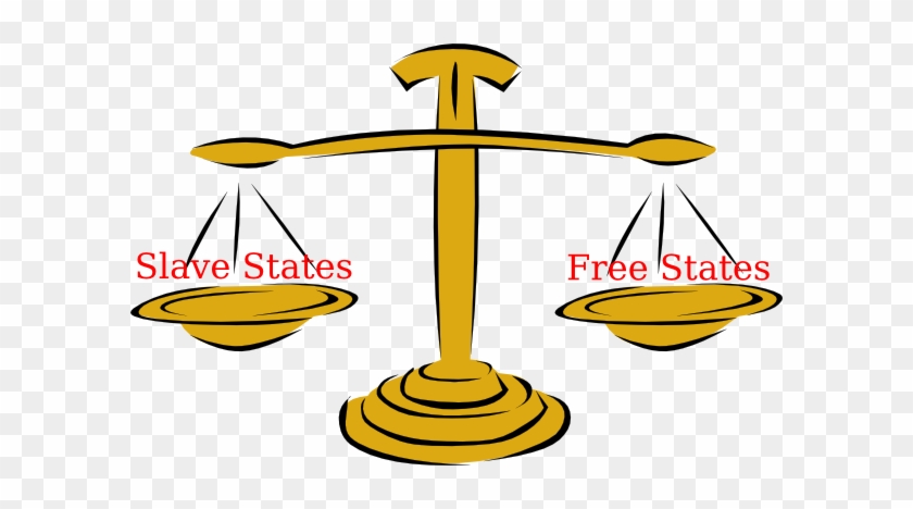 Missouri Compromise Cartoon - Balance Of Slave And Free States #294994