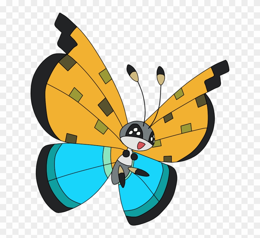 River Clipart Rpg - Pokemon Vivillon River Pattern #295063