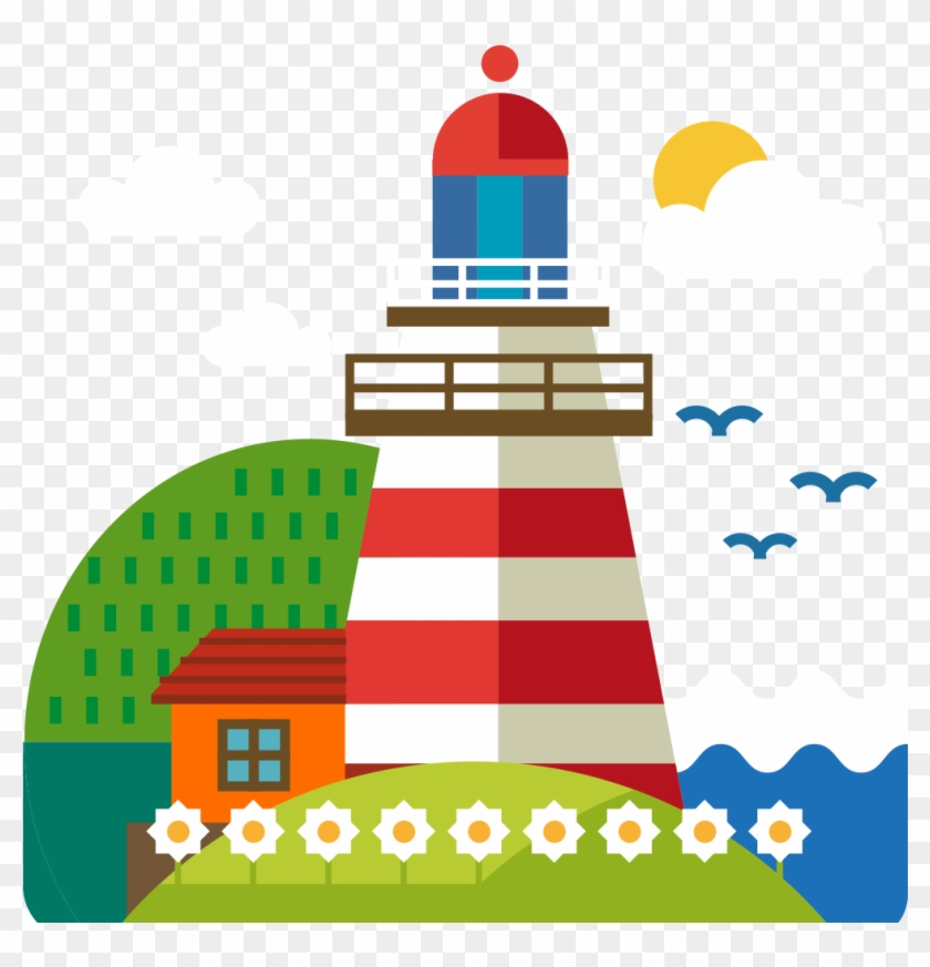 Cartoon Lighthouse - Cartoon City - Lighthouse #295103