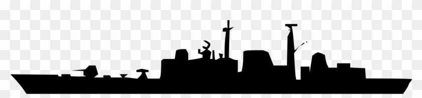 Ddg Silhouette Clipart Clipart Collection Warship Silhouettes - Type 42 Destroyer Silhouette #295109