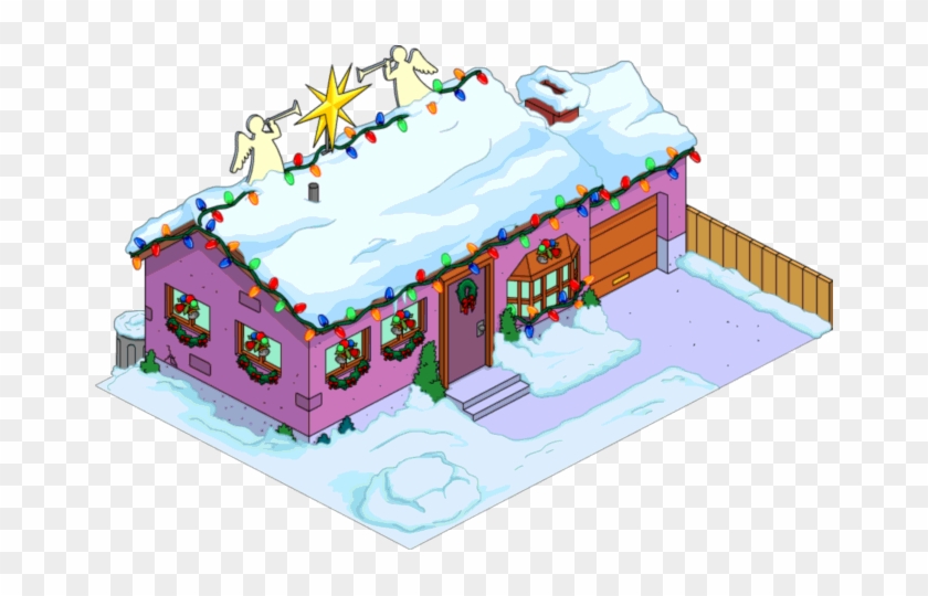Vanhoutenhouse Decorated Transimage Generichouse01 - Simpsons Tapped Out Donuts Decorations #295182