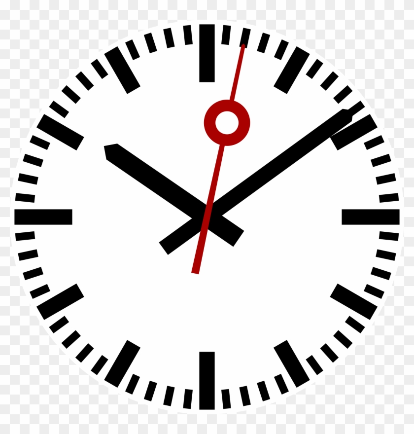 Swiss Railway Clock Animated Gif Clock Ticking Free Transparent Png Clipart Images Download