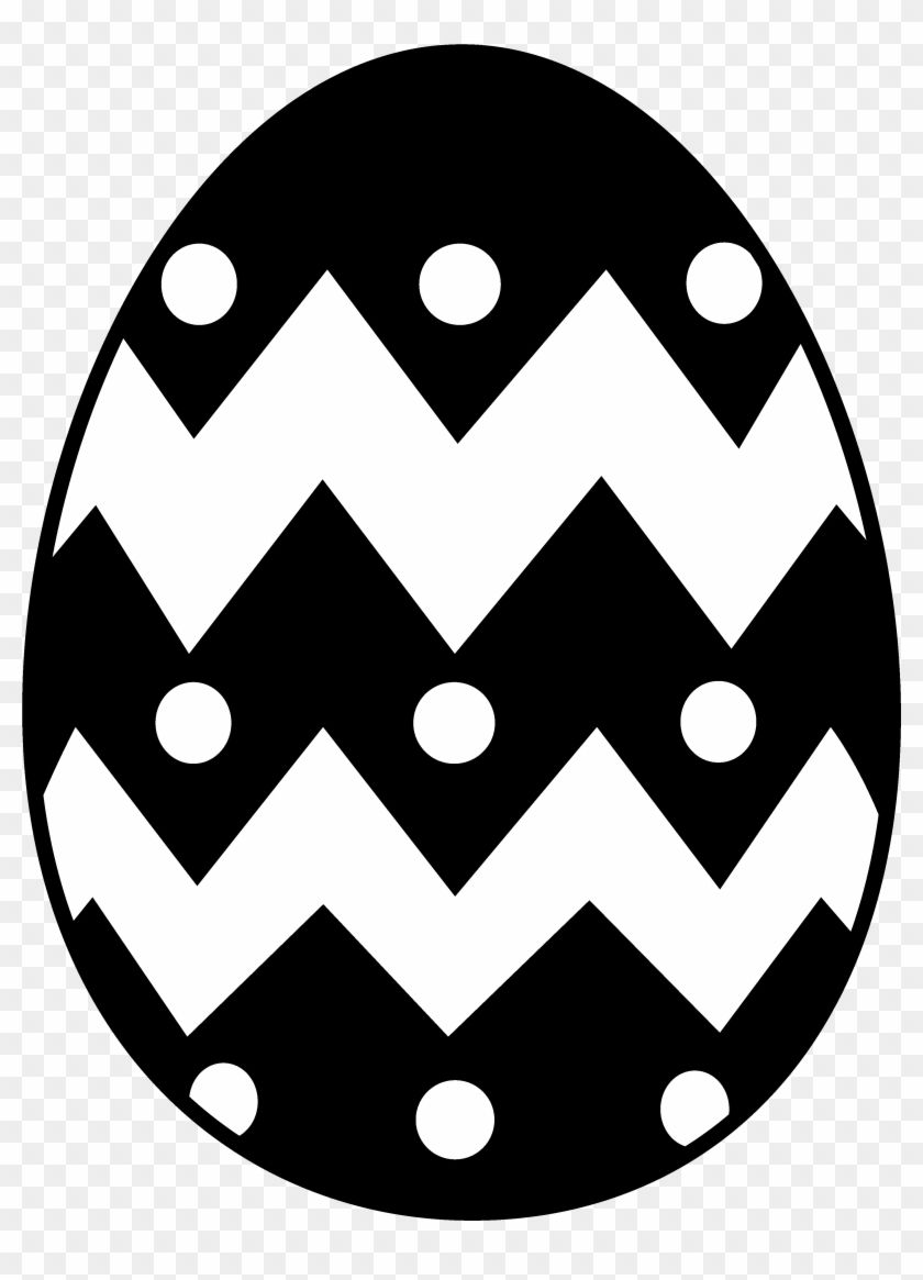 Fried - Egg - Clipart - Black - And - White - Easter Egg Svg Free #295303