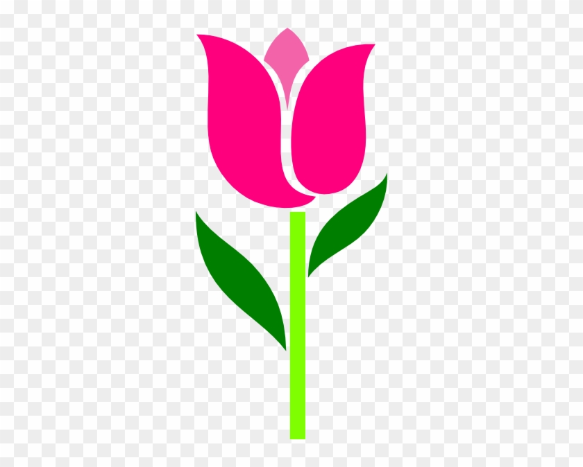 Pink Tulip Clipart - Clipart Tulip #295393