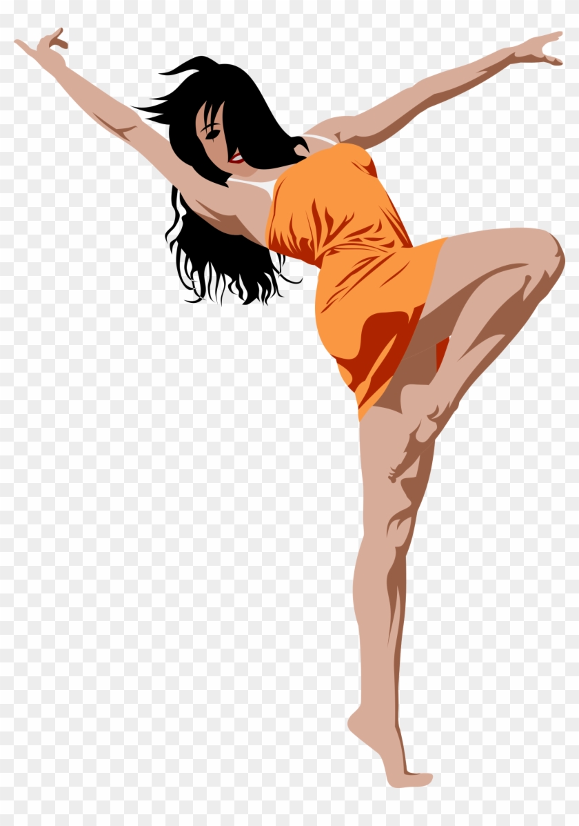 Dancing Girl - Dancing Girl Clipart #295397