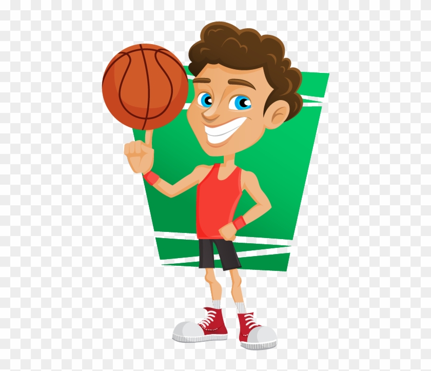 28 Collection Of Basketball Players Clipart Png - Basketball #295419