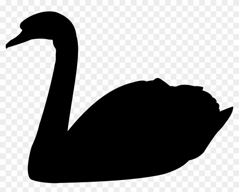 Swan Clipart Black And White 7 - Swan Clipart Black And White 7 #295434