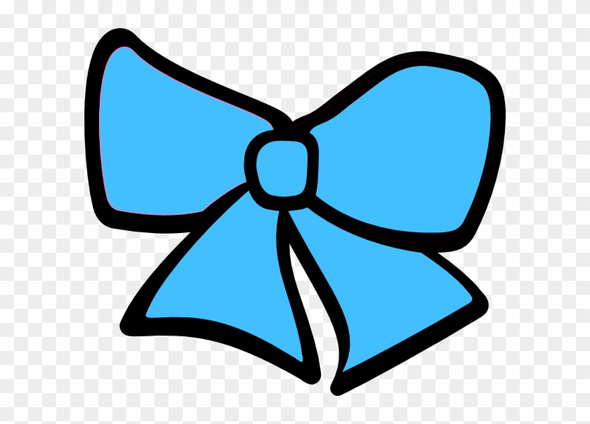 Birth Hair Bow 9 Clip Art - Blue Hair Bow Clipart #295531