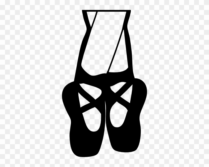 Ballet Shoes Clip Art Lds Silhouettes Pinterest Clip - Ballet Slippers Black And White #295546