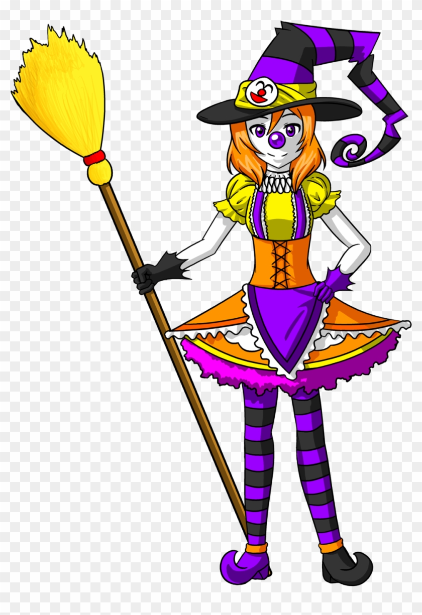 Maki Halloween Clown Witch By Tf-circus - Circus #295579