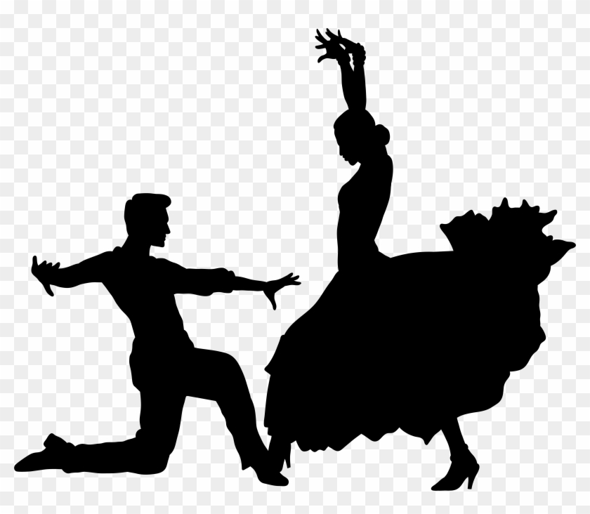 Flamenco Dancers Silhouette Png Transparent Clip Art - Flamenco Dancers Silhouette Png Transparent Clip Art #295592