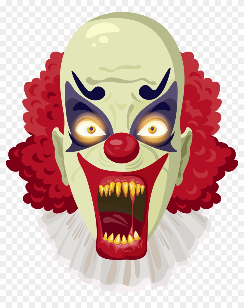 Evil Clowns Halloween Clip Art - Clown Png #295588