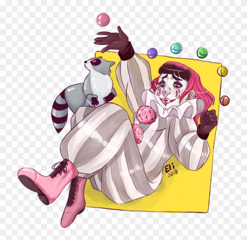 My Art Clowns Cute Clown Girl Clown Digital Art Pastel - Cartoon #295639