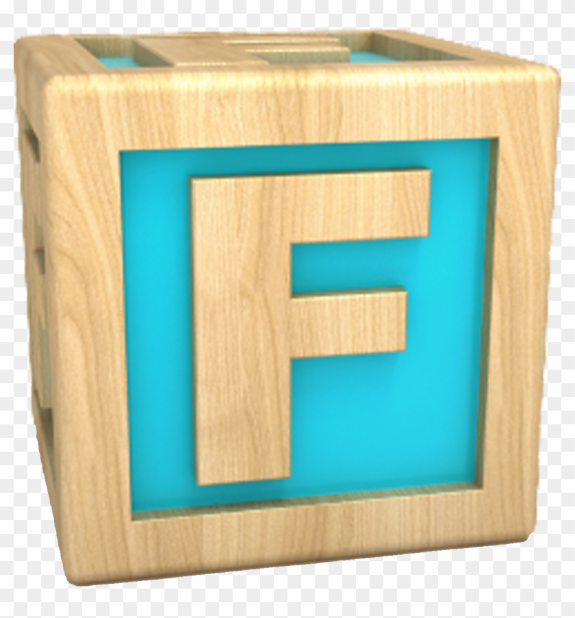 Letter F Clip Art Medium Size - Letter F Block Clip Art #295642